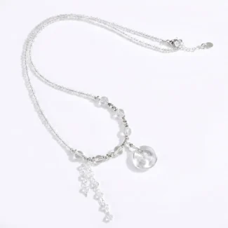 Clear Quartz Necklace – Inner Peace, Protection & Positive Energy