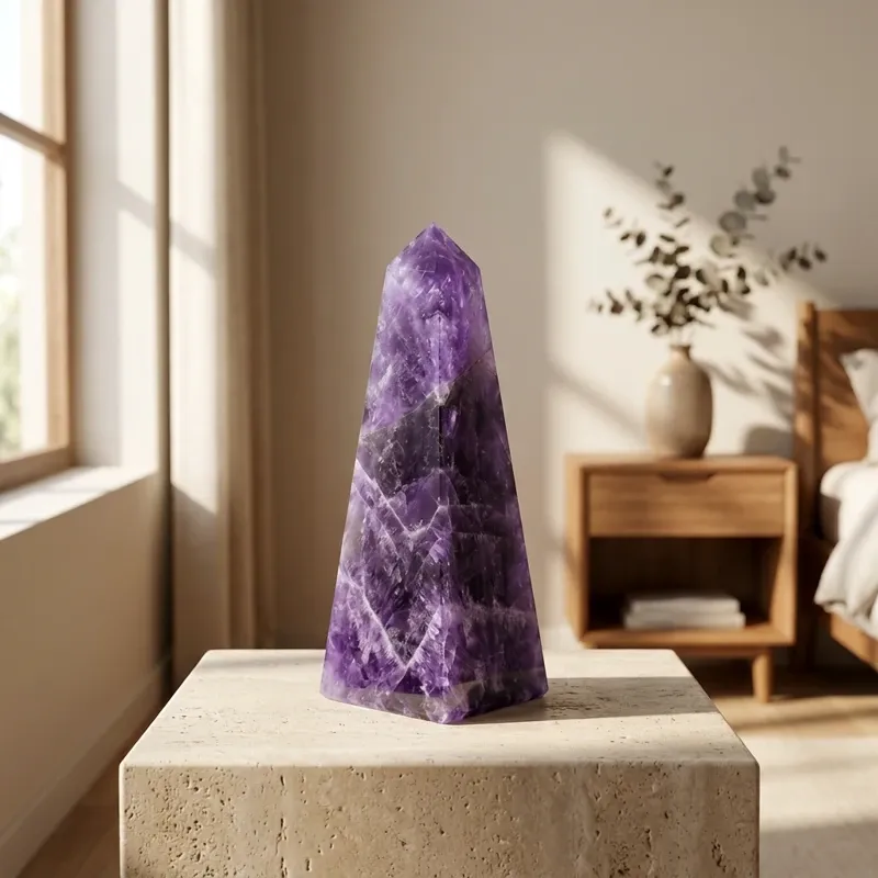 Dream Amethyst Pyramid – Inner Peace, Mental Clarity & Deep Sleep-2 Dream Amethyst Pyramid – Inner Peace, Mental Clarity & Deep Sleep-2