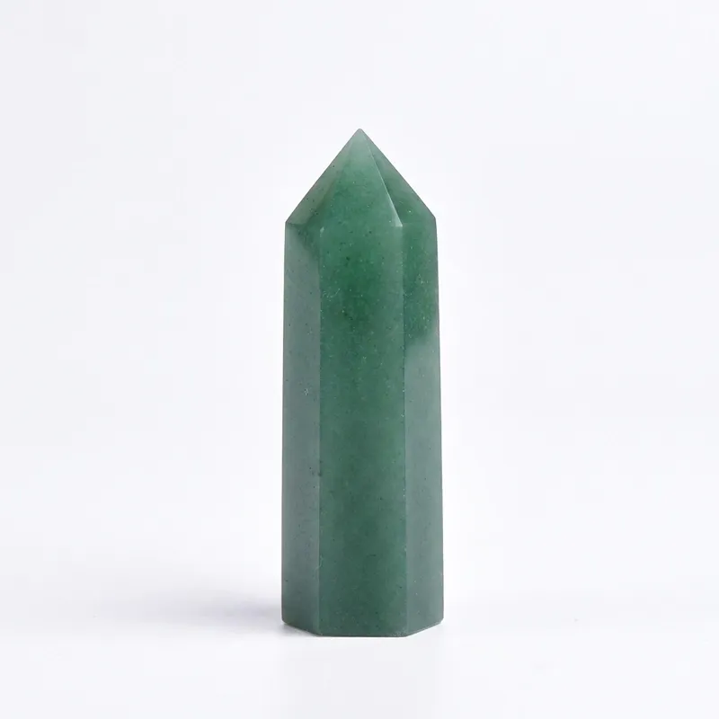 Green Aventurine Crystal Column for Inner Peace & Wealth Attraction Green Aventurine Crystal Column for Inner Peace & Wealth Attraction
