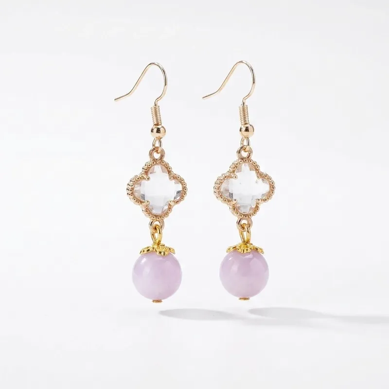 Kunzite Earrings for Inner Peace & Radiant Charm Kunzite Earrings for Inner Peace & Radiant Charm