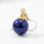 Lapis Lazuli Earrings – Inner Peace, Insight & Spiritual Protection 2 - Buddha Bodhis Natural Lapis Lazuli Earrings Spiritual Peace & Insight-2
