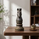 Natural Rust Horse Head Cast Iron & Resin Ornament for Instant Success & Career Prosperity 2 - Buddha Bodhis Natural Rust Horse Head Cast Iron & Resin Ornament for Instant Success & Career Prosperity-2