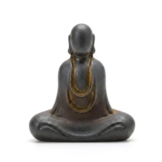 Home 23 - Buddha Bodhis Natural Rust Iron & Resin Zen Buddha Statue for Inner Calm & Spiritual Mindfulness
