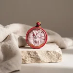 Painted Fox Fairy Imperial Cinnabar Pendant for Spiritual Protection & Inner Charm 3 - Buddha Bodhis Nine-Tailed Fox Imperial Cinnabar Spiritual Protection Pendant-3