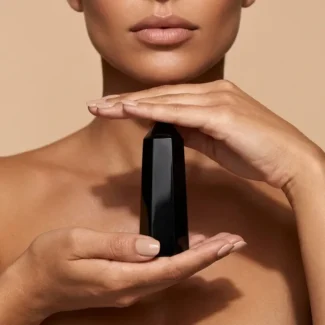 Obsidian Crystal Column – Protection, Vitality & Emotional Calm-1