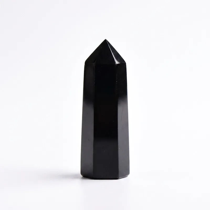 Obsidian Crystal Column – Protection, Vitality & Emotional Calm Obsidian Crystal Column – Protection, Vitality & Emotional Calm