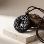 Obsidian Pixiu Safety Buckle Necklace – Wealth, Protection & Peace of Mind 2 - Buddha Bodhis ObsObsidian Obsidian Pixiu Safety Buckle Necklace – Wealth Protection & Peace of Mind-3idian Obsidian Pixiu Safety Buckle Necklace – Wealth Protection & Peace of Mind-3