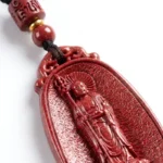 Purple Gold Sand Cinnabar Bodhisattva Necklace – Spiritual Protection, Prosperity & Inner Peace 2 - Buddha Bodhis Purple Gold Cinnabar Bodhisattva Necklace for Protection-2