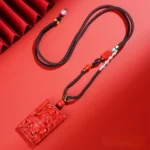 Red Cinnabar Guan Gong Pendant – Protection, Prosperity & Inner Peace 1 - Buddha Bodhis Red Cinnabar Guan Gong Pendant – Protection Prosperity & Inner Peace-1
