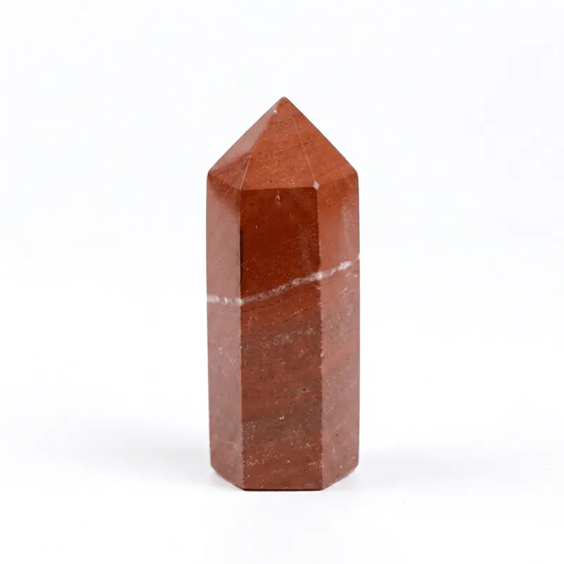 Red Jasper Crystal Point for Vitality & Grounding Energy Red Jasper Crystal Point for Vitality & Grounding Energy