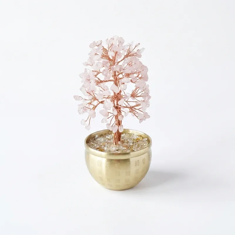 Rose Quartz Crystal Tree – Inner Peace, Love & Prosperity Rose Quartz Crystal Tree – Inner Peace, Love & Prosperity