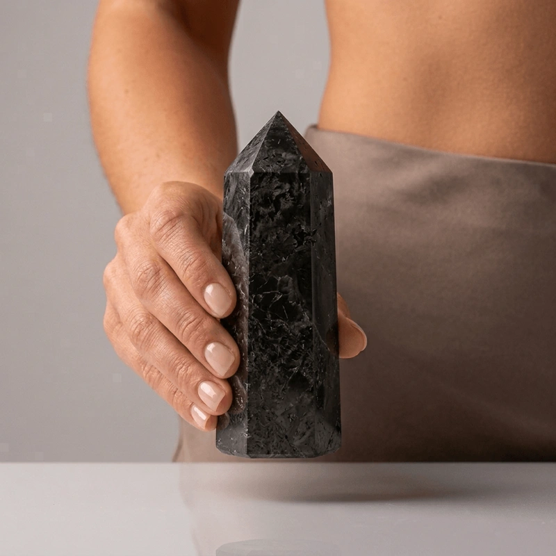 Smokey Quartz Crystal Pillar – Grounding Energy, Inner Peace & Negative Energy Shield Smokey Quartz Crystal Pillar – Grounding Energy, Inner Peace & Negative Energy Shield
