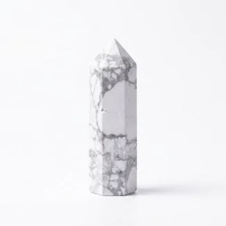 Home 33 - Buddha Bodhis White Turquoise Crystal Wand for Stress Relief & Inner Calm