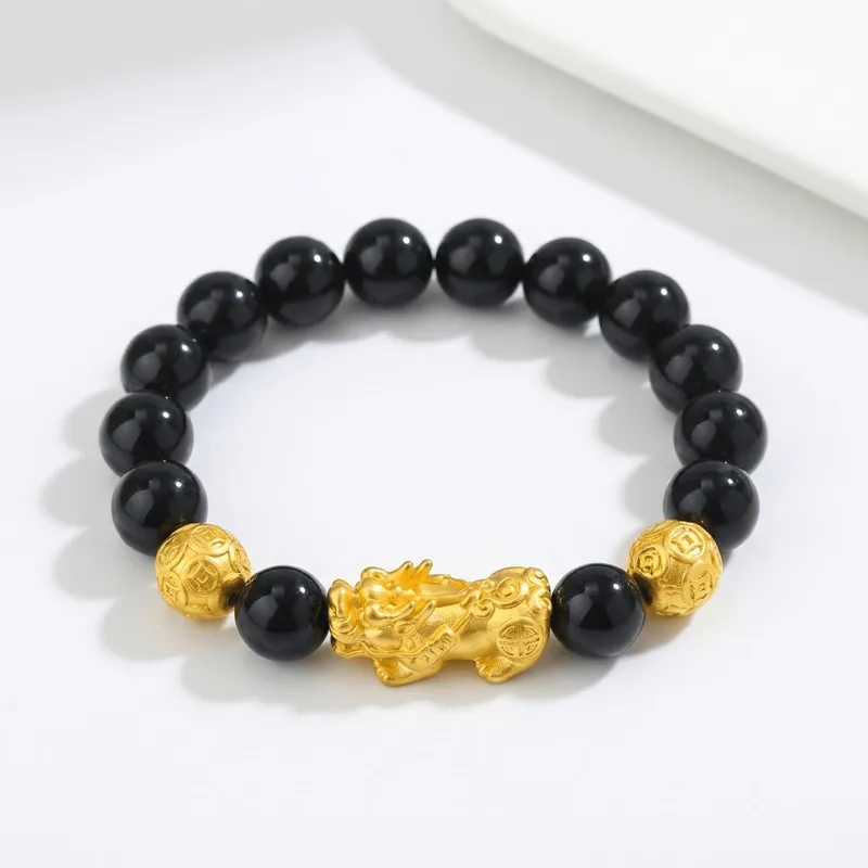 black-obsidian-pixiu-bracelet_ black-obsidian-pixiu-bracelet_