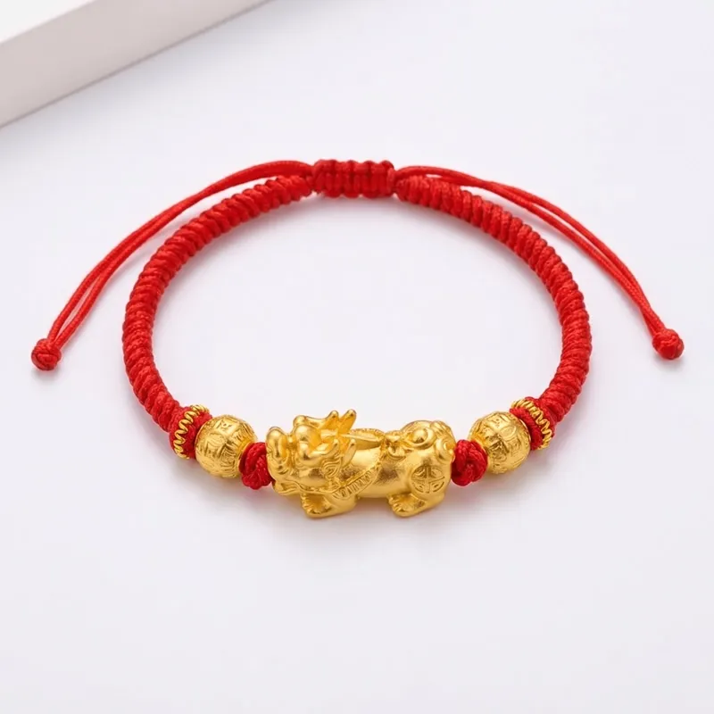 gold-pixiu-red-string-bracelet gold-pixiu-red-string-bracelet