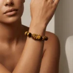 Tiger's Eye PiXiu Bracelet – Prosperity, Courage & Spiritual Protection 1 - Buddha Bodhis luxury-pixiu-tigers-eye-bracelet-model