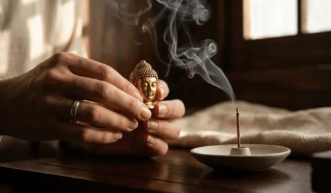 How to Wear a Buddha Head Pin Respectfully