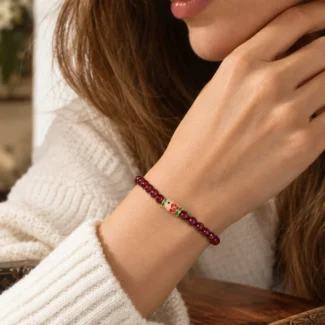 Home 65 - Buddha Bodhis Garnet & Enamel Lucky Koi Bracelet – Prosperity, Perseverance & Good Fortune (1)