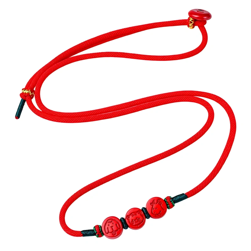 Horse Zodiac Cinnabar Red String Waist Chain with Tiger Dog and Goat Beads (1) (1) Horse Zodiac Cinnabar Red String Waist Chain with Tiger Dog and Goat Beads (1) (1)