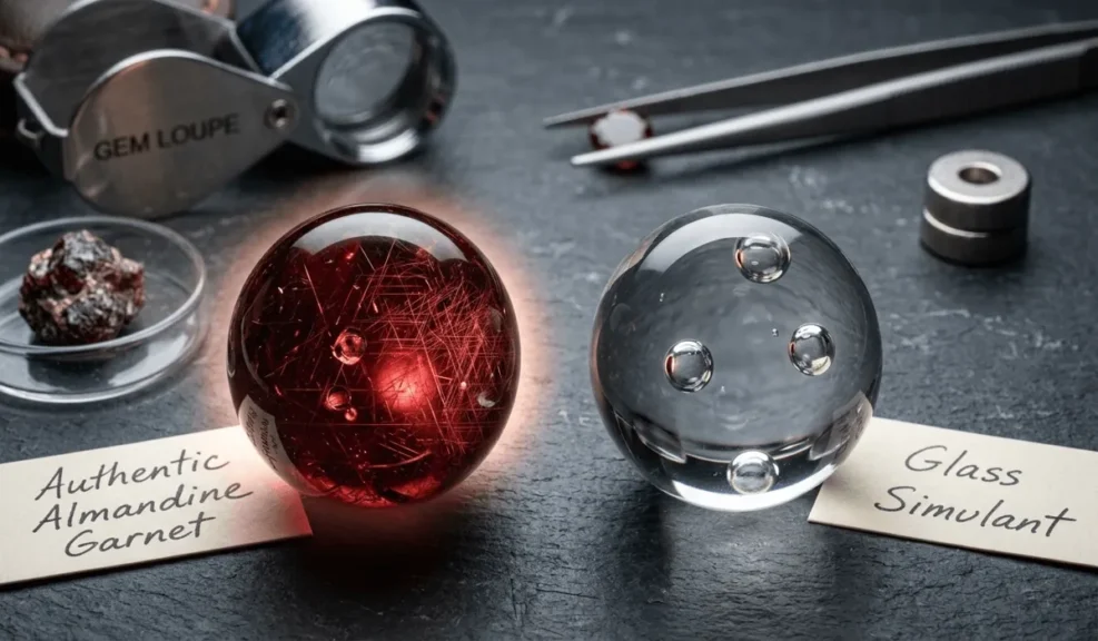 How to Tell If a Garnet Is Real: Practical Ways to Spot Glass Imitations - Buddha Bodhis How to Tell If a Garnet Is Real Practical Ways to Spot Glass Imitations-1