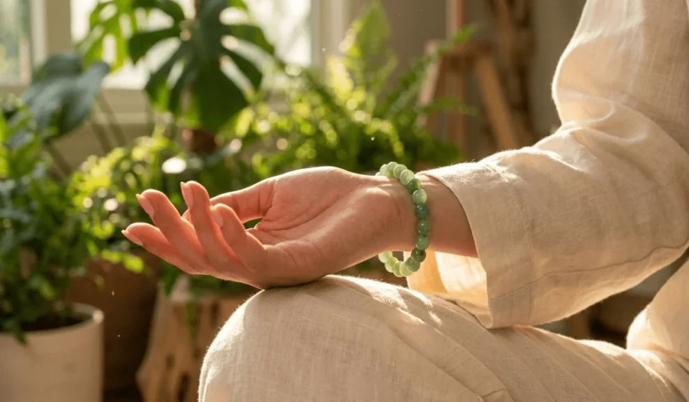 Real vs. Fake Green Aventurine: How to Identify Genuine Stones 2 - Buddha Bodhis How to Tell if Green Aventurine Is Real or Fake-3