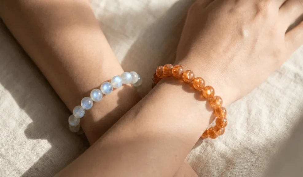 Sunstone vs. Moonstone: Exploring Their Differences and Harmonizing Solar and Lunar Energies 5 - Buddha Bodhis Sunstone vs. Moonstone: Exploring Their Differences and Harmonizing Solar and Lunar Energies 4 - Buddha Bodhis