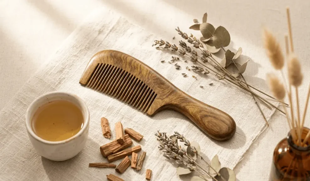 The Spiritual and Energetic Benefits of Combing Hair with Sandalwood - Buddha Bodhis The Spiritual and Energetic Benefits of Combing Hair with Sandalwood-5