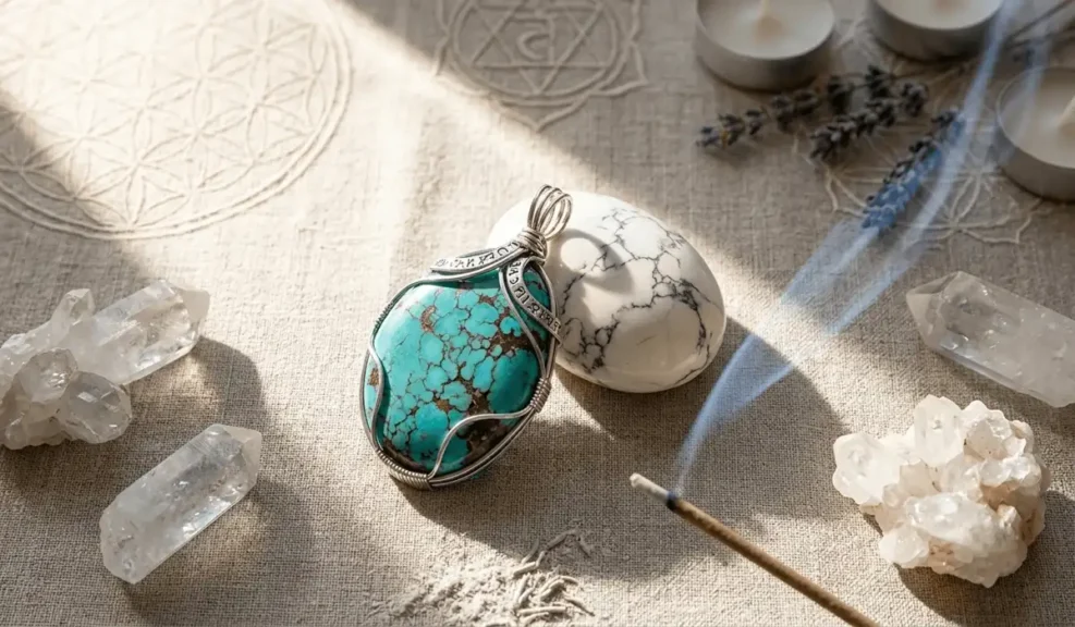 Turquoise vs. Dyed Howlite: How to Tell the Difference and Understand Their Meanings 1 - Buddha Bodhis Turquoise vs. Dyed Howlite How to Tell the Difference and Understand Their Meanings-1