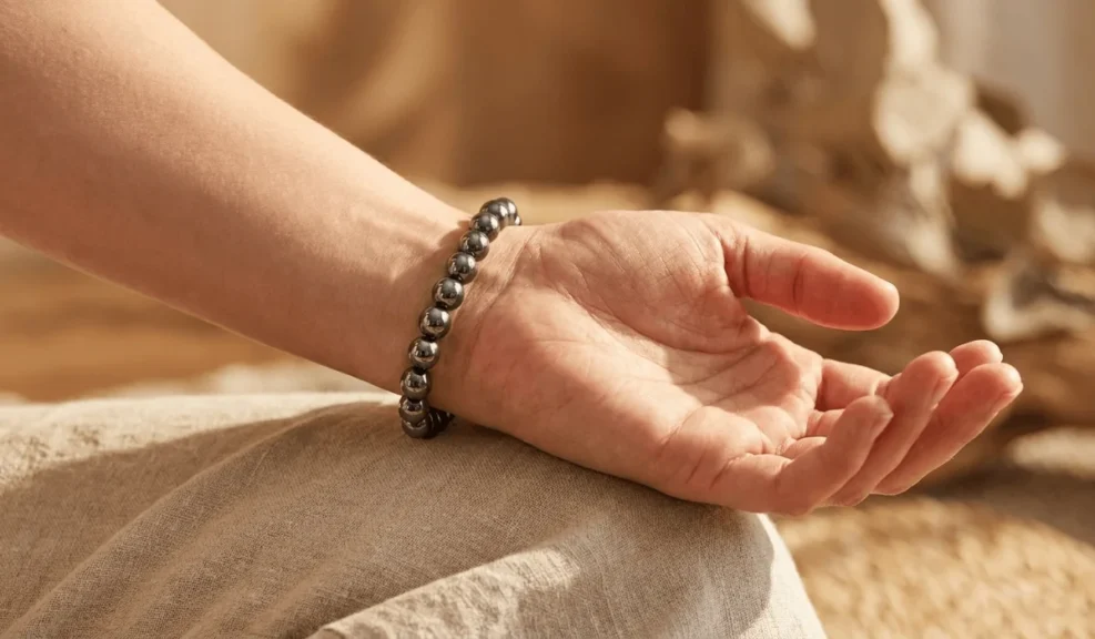 Which Hand Should You Wear a Hematite Bracelet On? Practical Grounding Rules - Buddha Bodhis Which Hand Should You Wear a Hematite Bracelet On