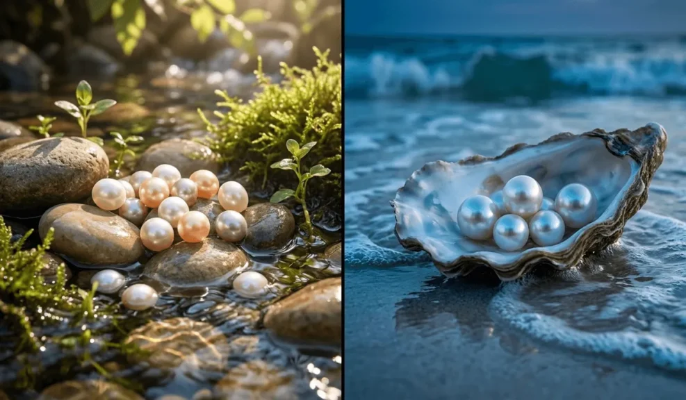 Freshwater vs. Saltwater Pearls: A Guide to Their Spiritual Meaning and Energy 1 - Buddha Bodhis Freshwater vs. Saltwater Pearls: A Guide to Their Spiritual Meaning and Energy - Buddha Bodhis