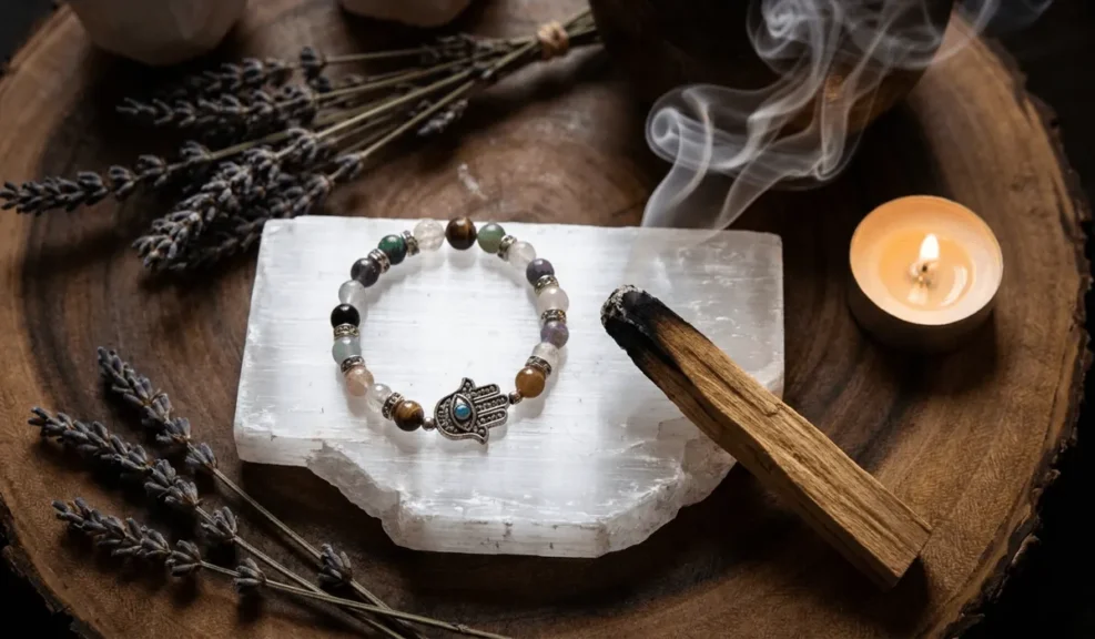 The Meaning of the Hamsa Hand Bracelet: Spiritual Symbolism and Daily Protection 9 - Buddha Bodhis The Meaning of the Hamsa Hand Bracelet: Spiritual Symbolism and Daily Protection 8 - Buddha Bodhis