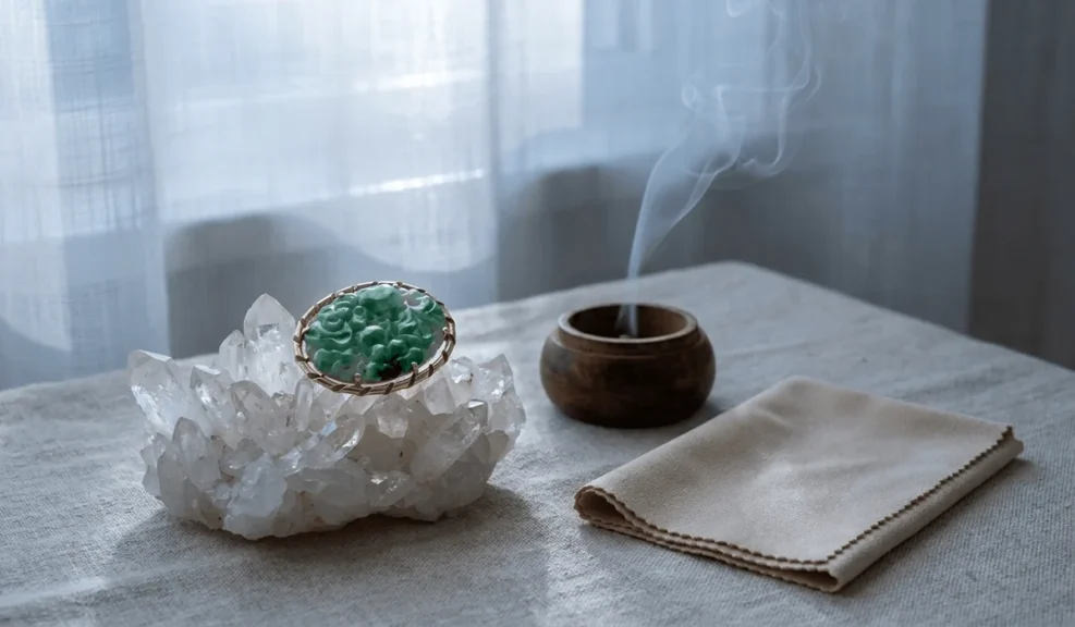How to Tell if a Vintage Jade Brooch Is Real: A Practical Identification Guide 11 - Buddha Bodhis How to Tell if a Vintage Jade Brooch Is Real: A Practical Identification Guide 10 - Buddha Bodhis