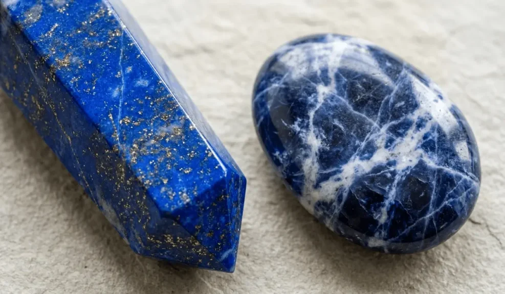 Lapis Lazuli vs. Sodalite: How to Tell Them Apart and Understand Their Energy 1 - Buddha Bodhis Lapis Lazuli vs. Sodalite: How to Tell Them Apart and Understand Their Energy - Buddha Bodhis