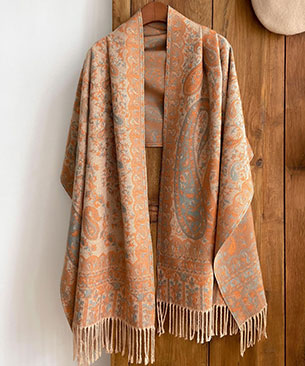 Ethnic style travel scarf shawl