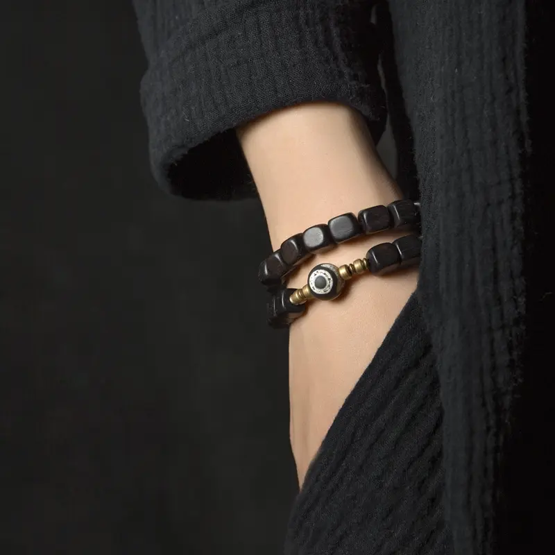 Black Ebony Wood Bracelet