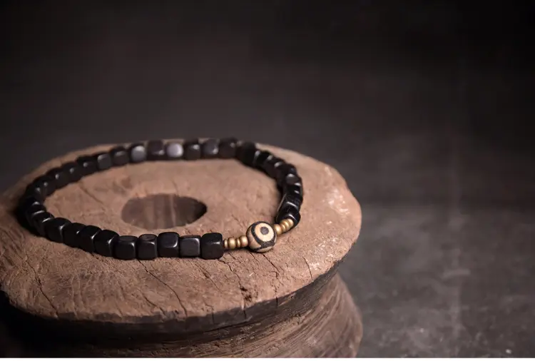 Black Ebony Wood Bracelet