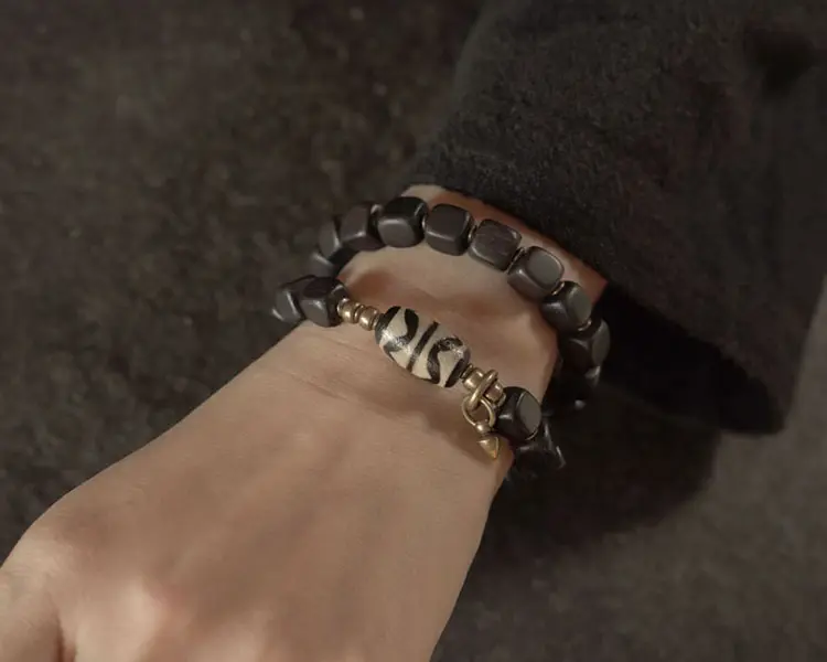 Black Ebony Wood Bracelet