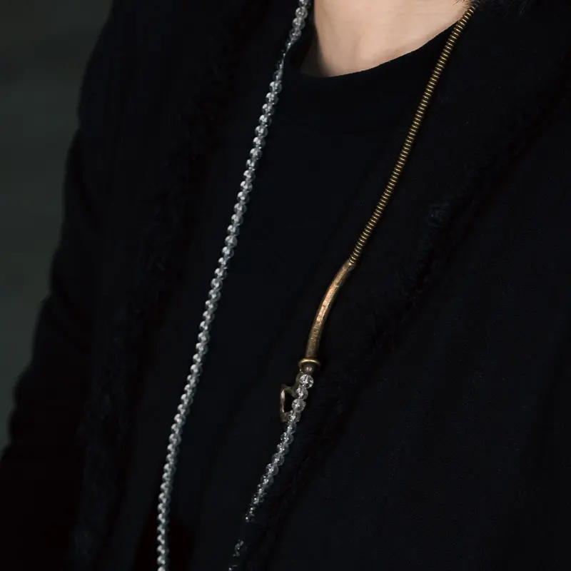 Clear Quartz Convertible Necklace The Spiral of Light