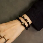 Double-Layer Cat’s Eye Golden Obsidian Bracelet | Spiritual Jewelry 1 - Buddha Bodhis Double-Layer Cat’s Eye Golden Obsidian Bracelet