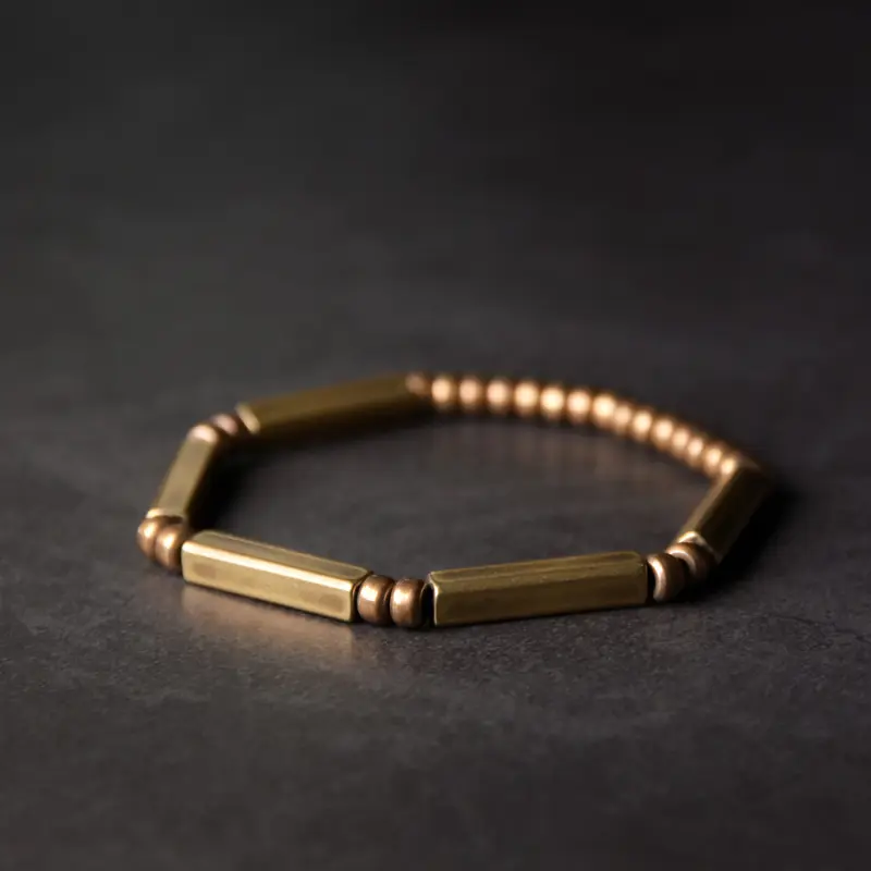 Pure Brass Zen Bracelet