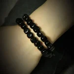 Square Black Obsidian Bracelet