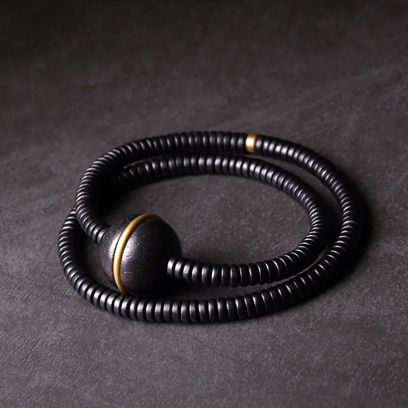 The Center of All Things A Minimalist Ebony Bracelet