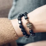 The Dragon's Hide An Ebony and Brass Armor Bracelet