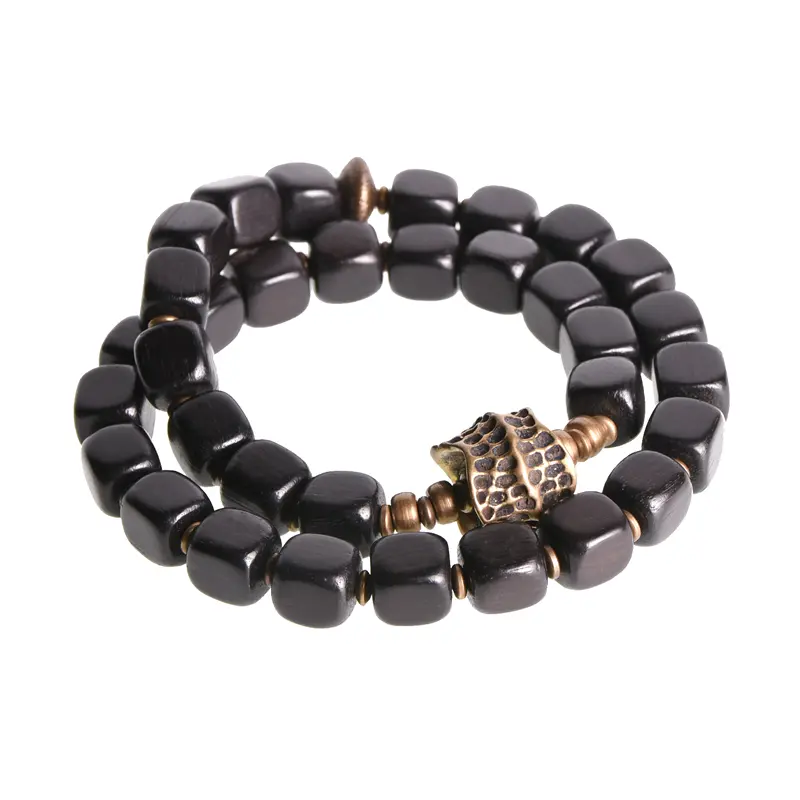 The Dragon's Hide An Ebony and Brass Armor Bracelet