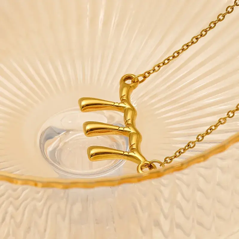 3D Balloon Angel Number Necklace - Tarnish-Free Titanium Steel Jewelry