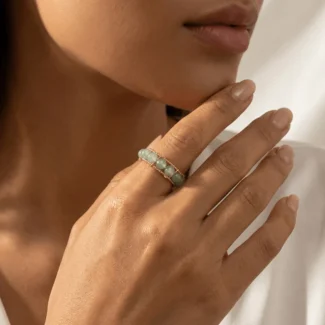 14k-gold-green-aventurine-bead-open-ring