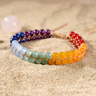 Lapis Lazuli Crystal Anklet for Inner Peace & Spiritual Harmony-1