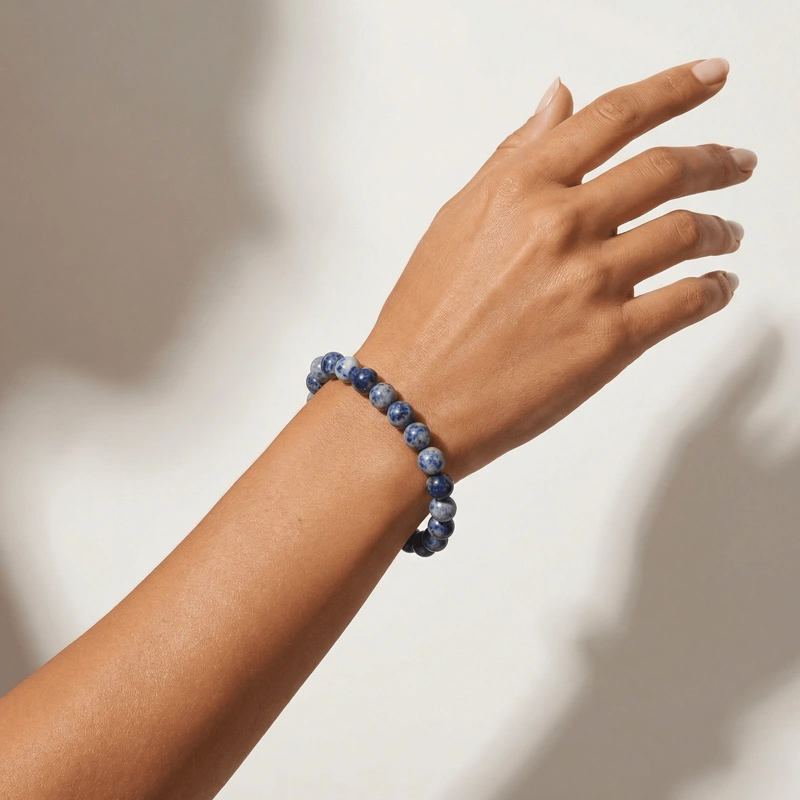 blue-spot-jasper-beaded-bracelet-women-fashion
