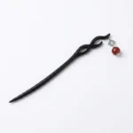 handcrafted-wooden-hair-stick-red-bead-charm