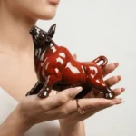 luxury-red-ceramic-bull-figurine-decor